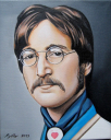 John Lennon - akryl na plátně - A4.JPG